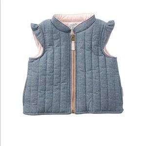 NWT! Mud Pie Toddler Quilted Vest. Size 24M/2T/3T